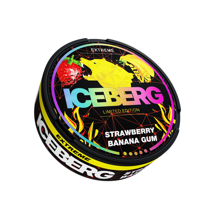Iceberg Strawberry Banana Gum