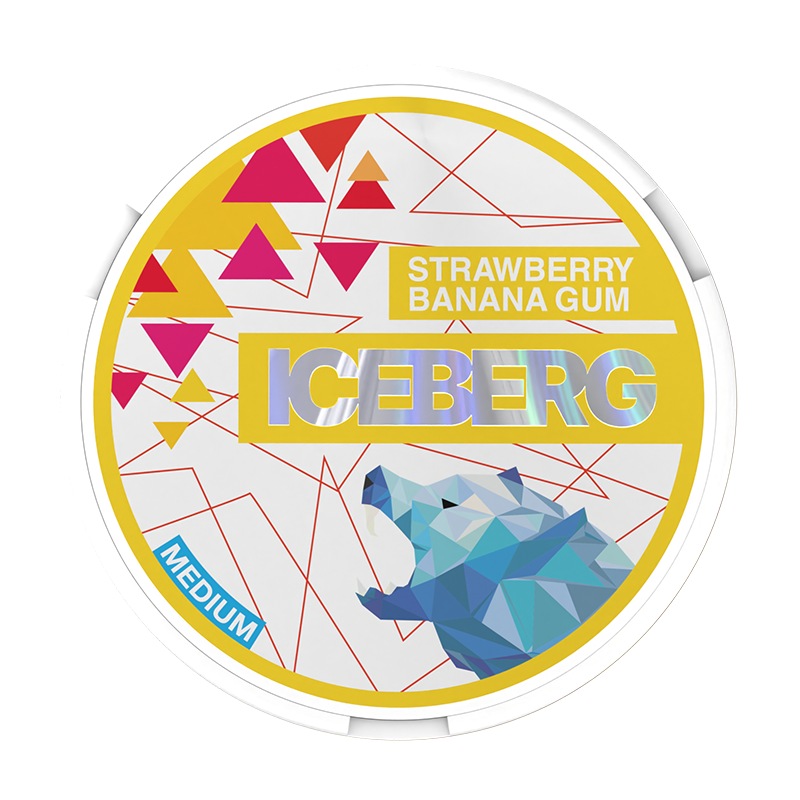 Iceberg Strawberry Banana Gum Medium