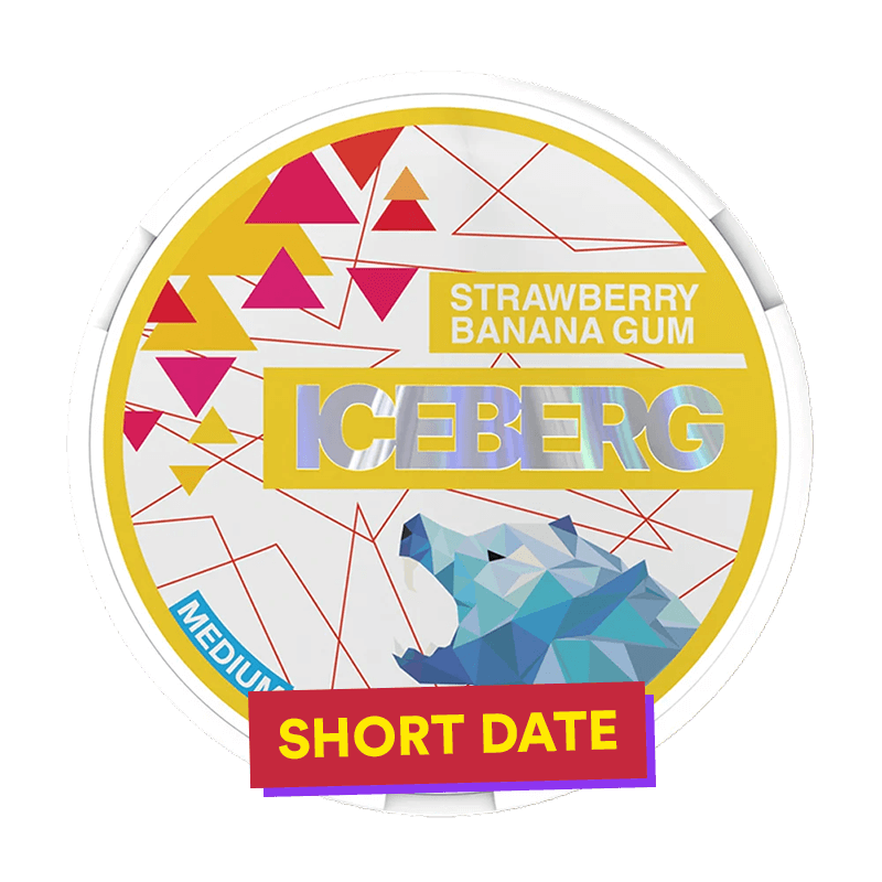 Iceberg Strawberry Banana Gum Medium